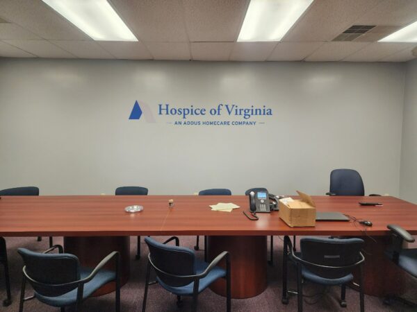 Hospice of Virginia’s vinyl graphics