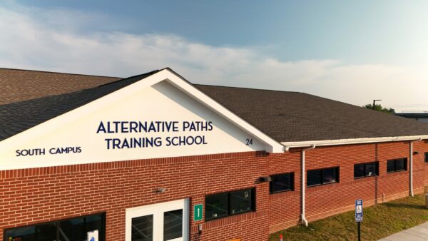 Alternative Paths Training School’s acrylic sign