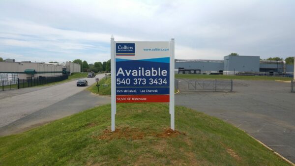 Colliers International’s real estate signage