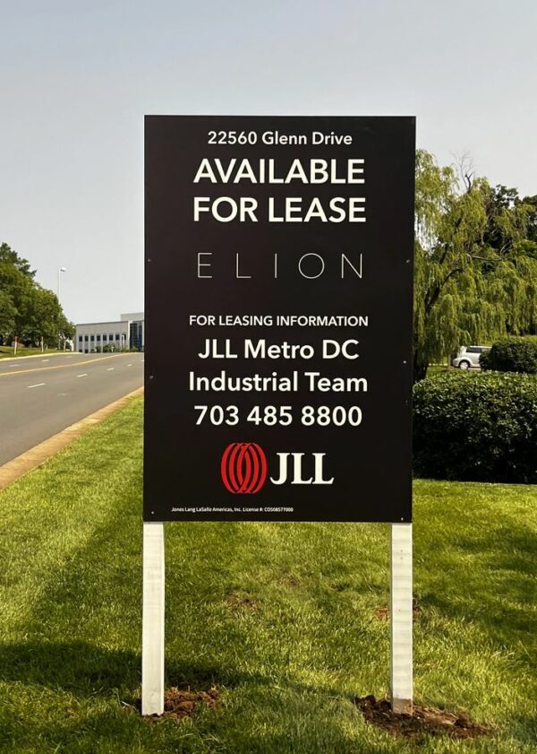 JLL Mid Atlantic’s real estate signage