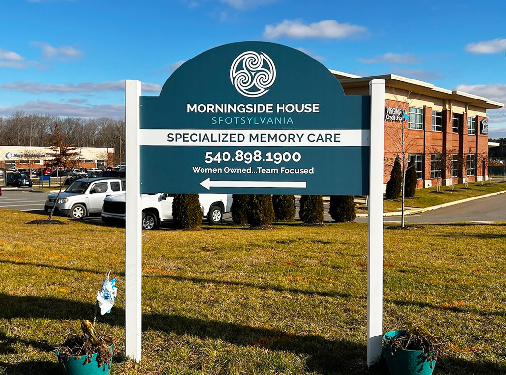 Morningside House partnered with Distinct Sign Solutions for Wayfinding signage in Spotsylvania.
