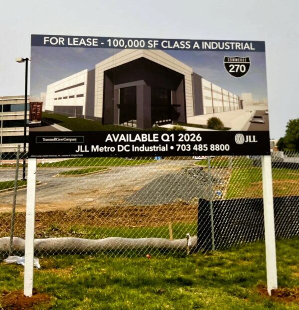 JLL Mid Atlantic’s real estate signage