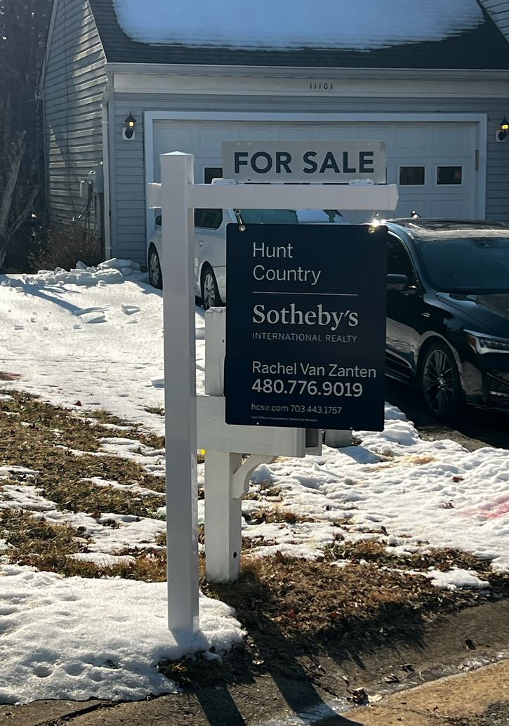 Sotheby's partnered with Distinct Sign Solutions for Real estate signage in Spotsylvania.
